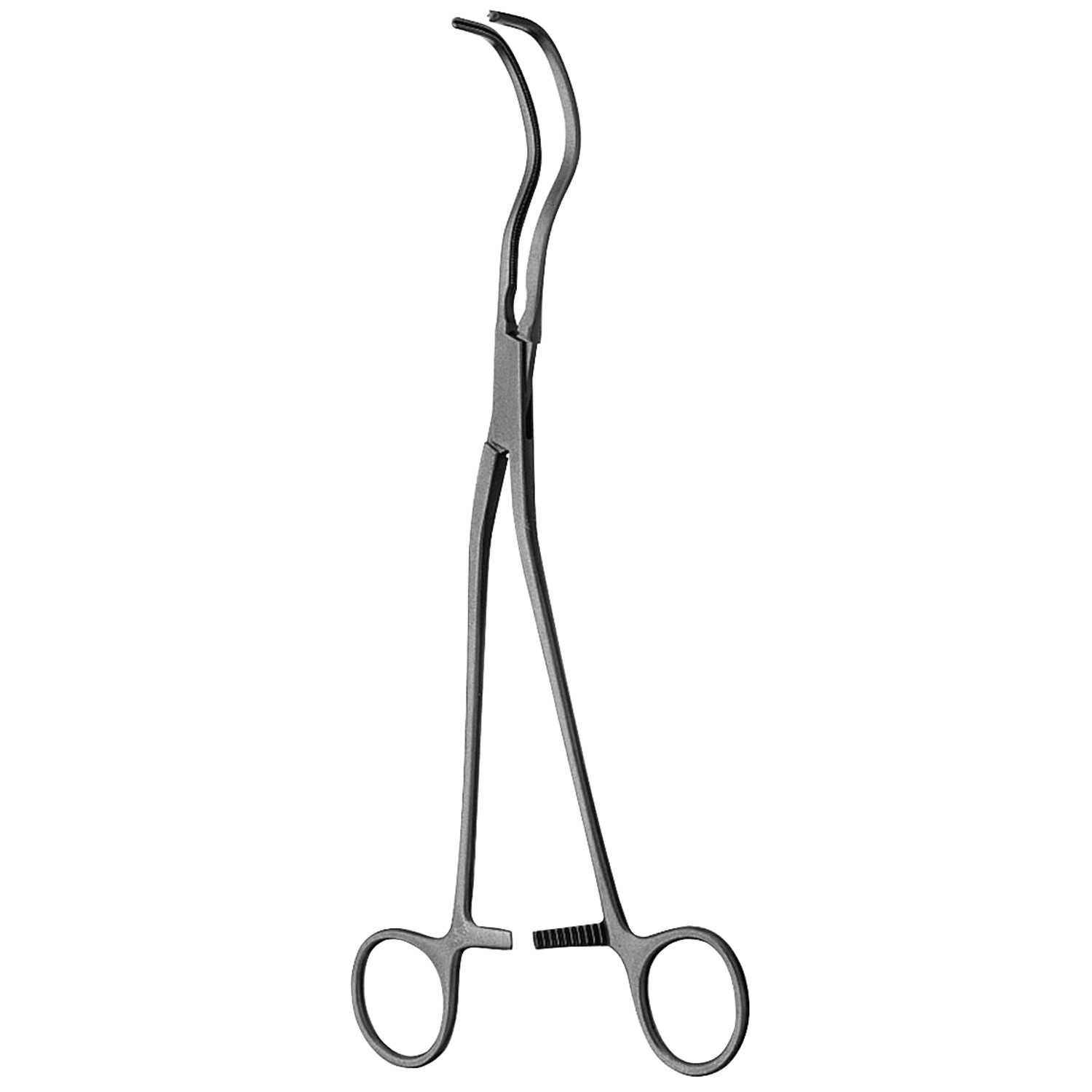 Parsonnet Aorta Clamp, 10 1/4" (26.0 Cm), Jaw Length At Base 1 1/2" (3.8 Cm)